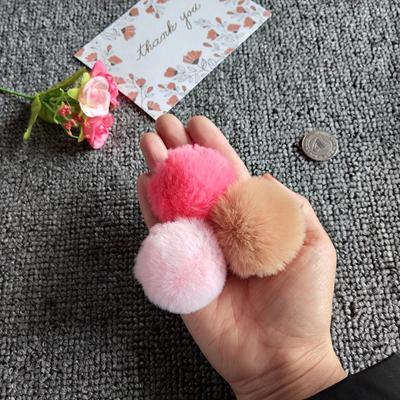 5 ks 4 cm 5 cm měkké bambulové koule Načechrané bambulky pro kutily Čepice Oblečení Bambule z umělé králičí kožešiny bambulky Šicí potřeby