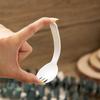 100Pcs Individually Packaged Disposable Spoon Fork Eco-Friendly Dessert Cake Fork  Commercial