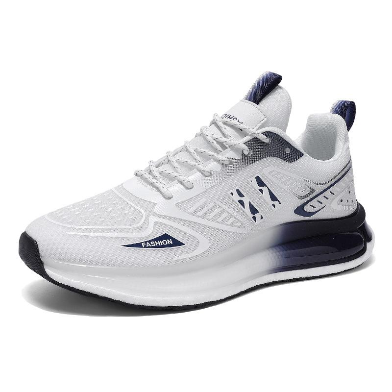 

Мужская сетчатая дышащая шнуровка толстая подошва носимый захват цвет клякса повседневная обувь повседневные кроссовки Hundred Modeling 44