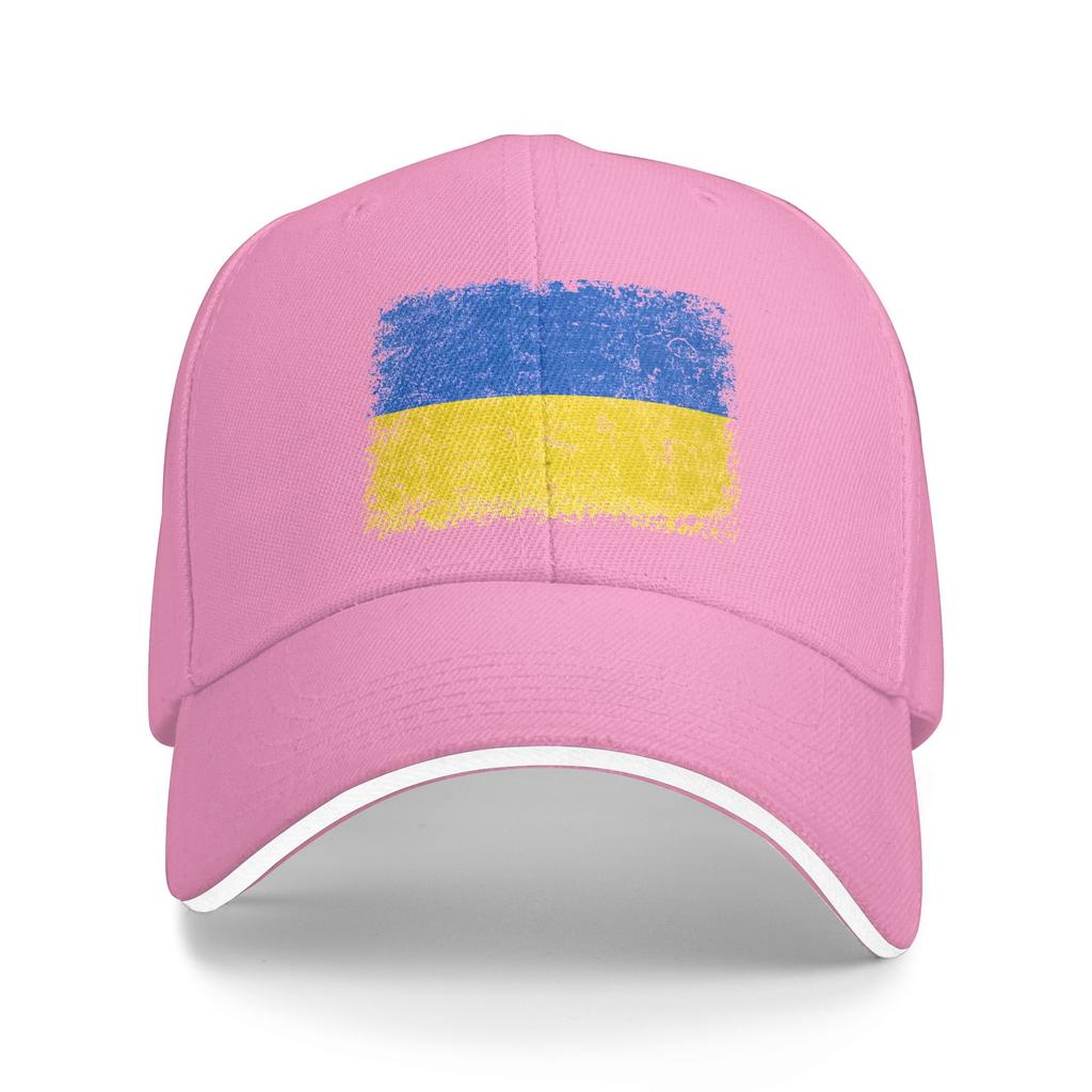 Vintage Ukraine Ukrainian Flag Pride Retro Style Baseball Cap  Classic Trucker Hat Summer Women Men Tennis Skate Baseball Caps