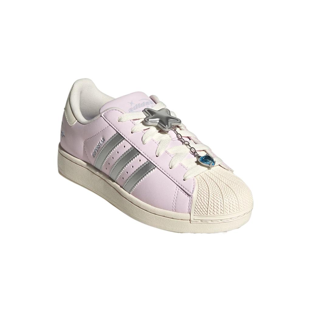 Adidas Originals Superstar 2 Aesthetic Simple Fashion Trend Low-Top Skate Shoes Women Sneakers Pink JQ8776