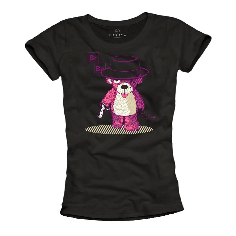Br Ba Teddy Womens T Shirt Heisenberg Pinkman White Walter Bad Womens Breaking- M