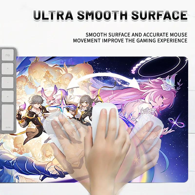 1Pc Fantasy Heroes Gaming Mouse Pad Keyboard Desk Mat Non-slip Rubber Lock Edge Waterproof Computer Mousepad for Office Home Decor S1750