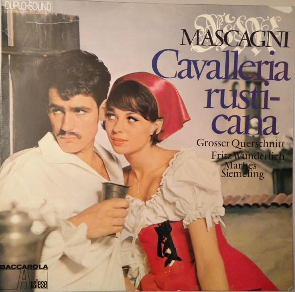 LP Record PIETRO MASCAGNI - Cavalleria Rusticana 75877ZR Baccarola Ausle Europe Classical Used