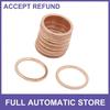 M17x21mmx1mm Copper Crush Washers Flat Car Sealing Gaskets Plate Rings 20pcs