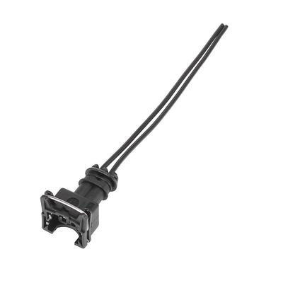 X AUTOHAUX Car Fuel Injector Connector Converter Cable for EV1 OBD1 Fuel Injector Plug Harness Pigtail Wire