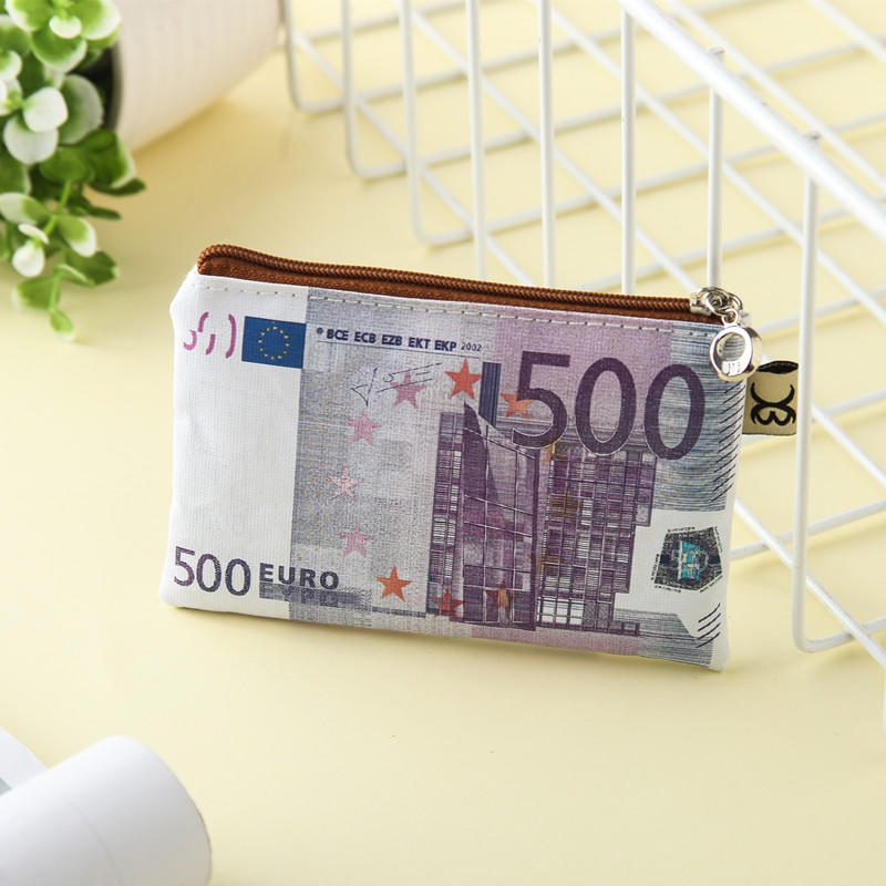 1PC Cute US Dollar Wallet For Men and Women PU Money Bag Novelty Gift Teens Student Purse Coin Pouch New Short/Long/Zipper Style