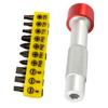 Multifunctional Screwdriver Set (10 Bit And 1Screwdriver Handle) 4/5/6/PH0/PH1/PH2/3/T15/20/25 180 DegreeRotary