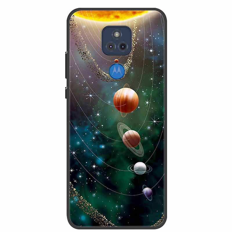 For Moto E7 Plus Case Bumper Silicone TPU Soft Phone Cover For Motorola Moto E7 Plus Case Cartoon Funda E 7 Plus E7Plus Coque