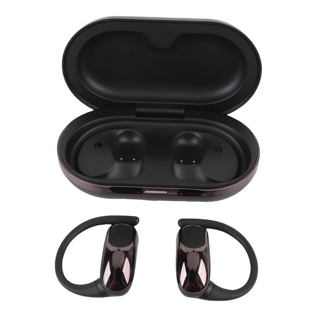 Smart Translation Earbuds Full Color Touch Screen HIFI Sound Quality Multi Languages Bluetooth Translator Black