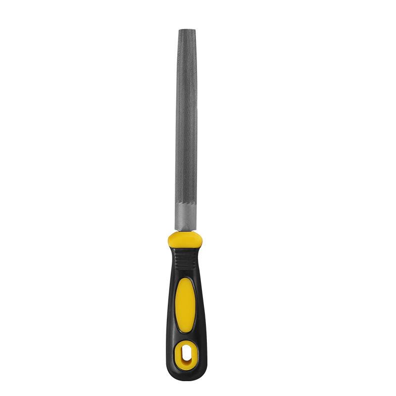Multi-Spec Metal & Woodworking File Set: Round, Flat, Triangular, Half-Round Files with Handle
