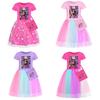 Kpop Hunters Demon Costumes Short Sleeve Star Pattern Children Casual Party