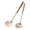 Stainless Steel Long Handle Mushroom Spatula and Soup Ladle 