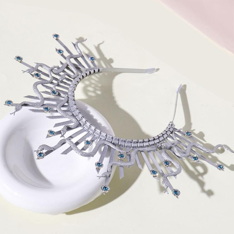 Mystical Snake Gothic Headwear Cosplay Hair Accesories Fashion Costume For Halloween Parties And Themed Event