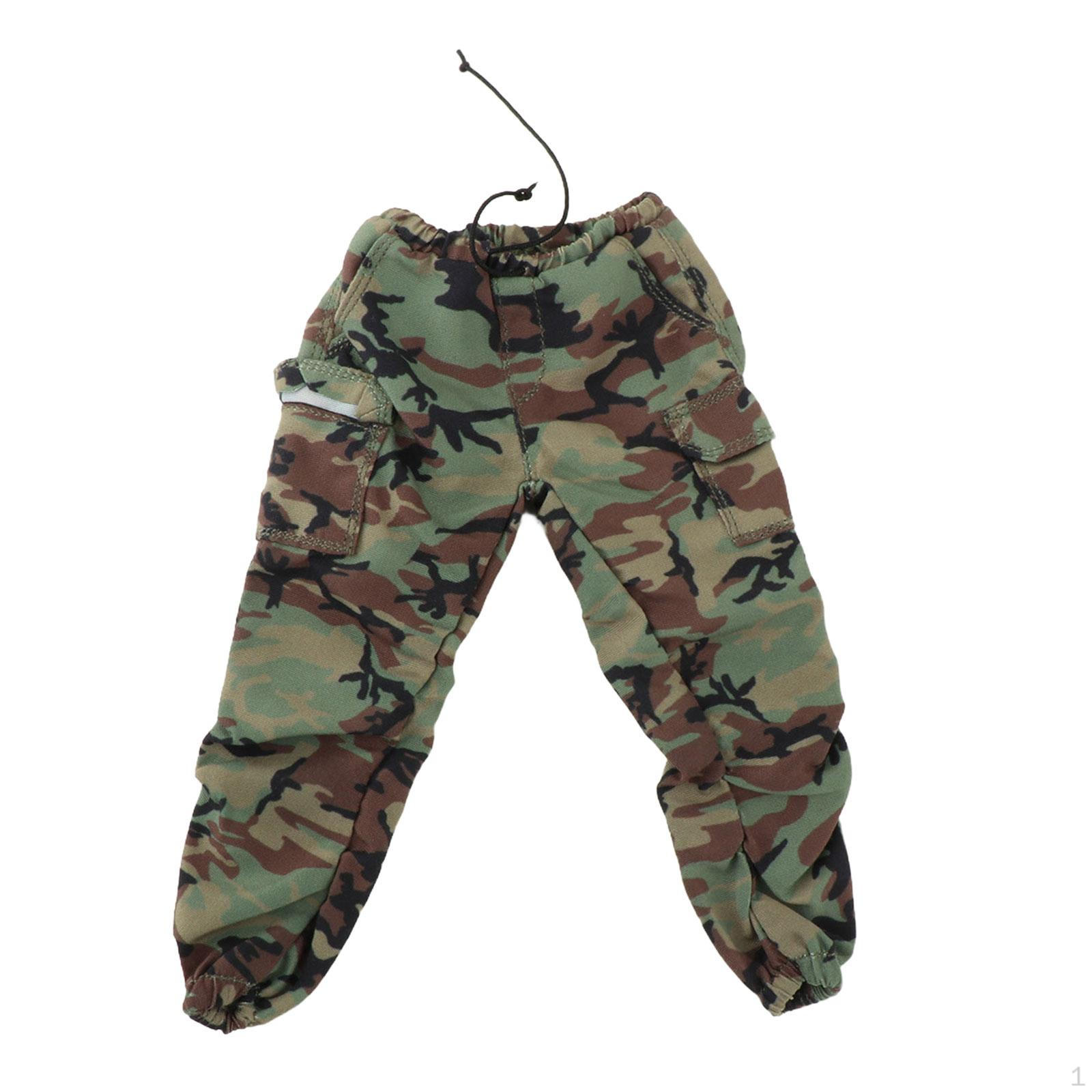 

1/6 Мужская фигурка Кукла Костюм Брюки, Рука, Коллекционные Фигурки для 12 Аксессуары зелёный