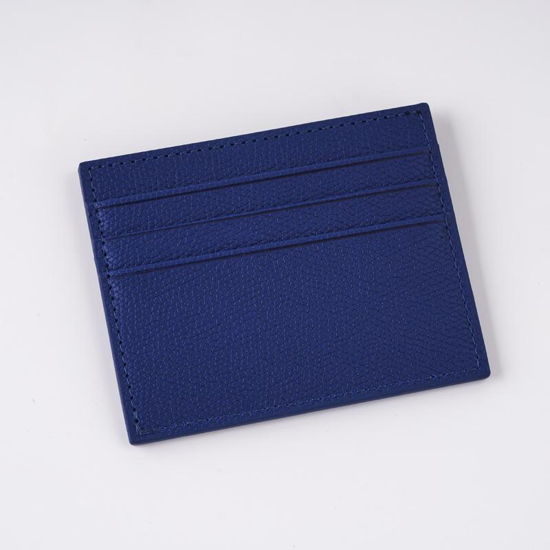 Dünner Kartenhalter Geldbörse für Damen & Herren, PU-Leder Multi-Kartenhalter Etui, Bank Business Kreditkarten Tasche