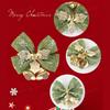 10pcs Christmas Tree Bows Variety of Styles for Festive Decor