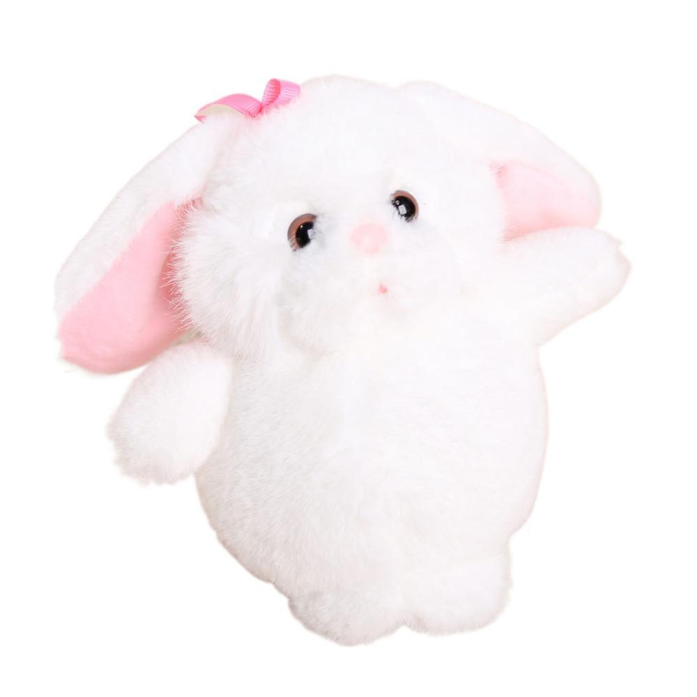 Bear Capybara Plush Keychain Rabbit Plush Toys Small Pendant Animal Doll Keychain  Home Decor