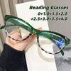 Unisex Oversized Leopard Print Fashion Reading Glasses Retro Cat-Eye High-Definition Blue Light Blocking Presbyopia Glasses