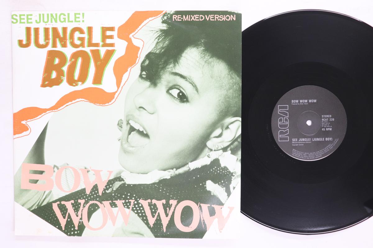 12inch Record BOW WOW WOW See Jungle Jungle Boy ReMixed RCAT220 RCA 1982 UK Rock Used