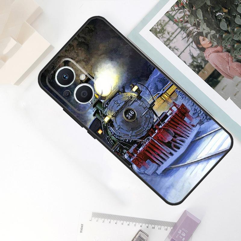 Train Rail Sunlight Case For OPPO Reno 10 Pro 11 F 8T 4Z 5Z 4 5 6 7 8 Lite OPPO Find X5 X6 Pro X2 X3 Lite Cover