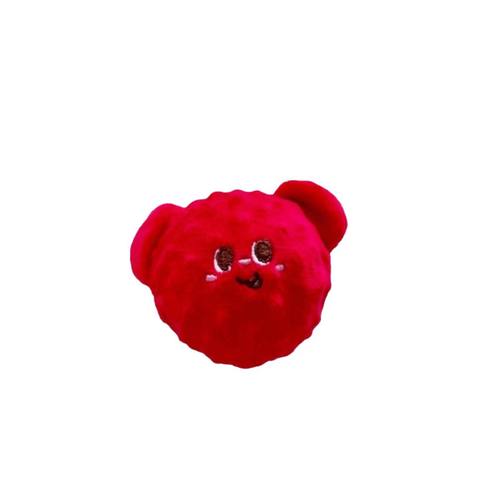 Bite-Resistant Squeaker Dog Toy Cartoon Animal Shaped Toy Pet Vocal Toy Interactive Pet Toy Indoor красный