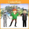 Minecraft Bambini Resistente Poliestere Alex Tuta Cosplay Gioco Performance Vestiti Per Halloween Natale Oggetti di Scena