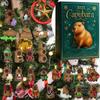 Christmas Countdown 3D Christmas 24 Days Figurines Small Animal Countdown Figure Decorations For Birthday Party Desk Entryway