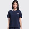 Li Ning Sports Lifestyle Serie Pullover Rundhals Logo Buchstabe T-Shirt Damen Oberteile ATSW270-2
