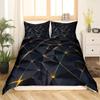 Neon Honeycomb Duvet Cover King Queen Geometric Stereoscopic Theme Teens Boys Bedding Set,Geometry Blue Print Comforter Cover