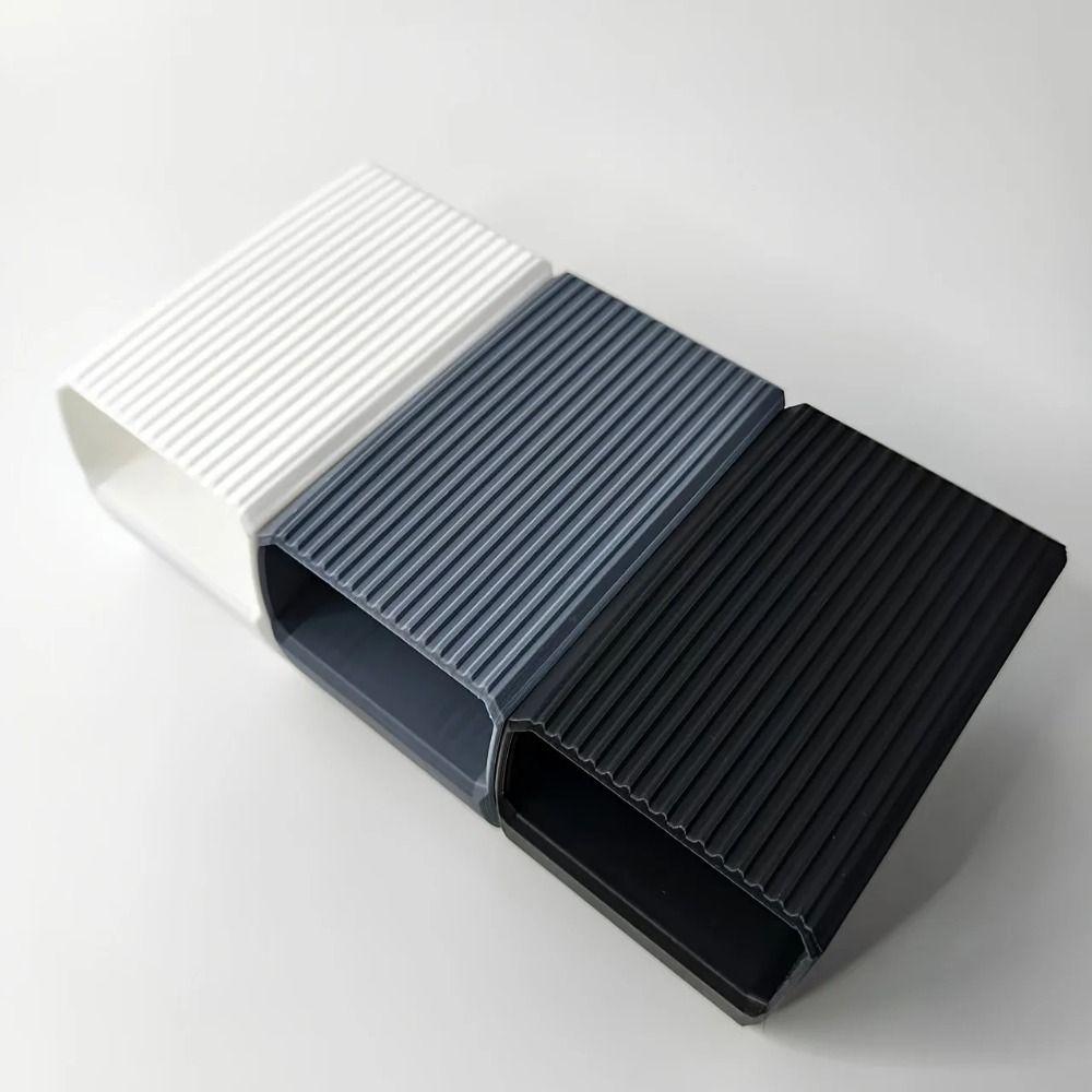 Easy Installation Clip-On Pencil Box Detachable Clamp Desk Stationery Container  Office Use