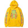 Monkey Graffiti Sweatshirt Arcane Jinx Hoodies Unisex Two Sides Street Sportswear Harajuku Grunge Aesthetic Pullovers