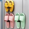 Slippers Rack Fix With Suction Cups Or Stickers No Need For Drilling Or Punching Practical Best Feature Design Bathroom Storage