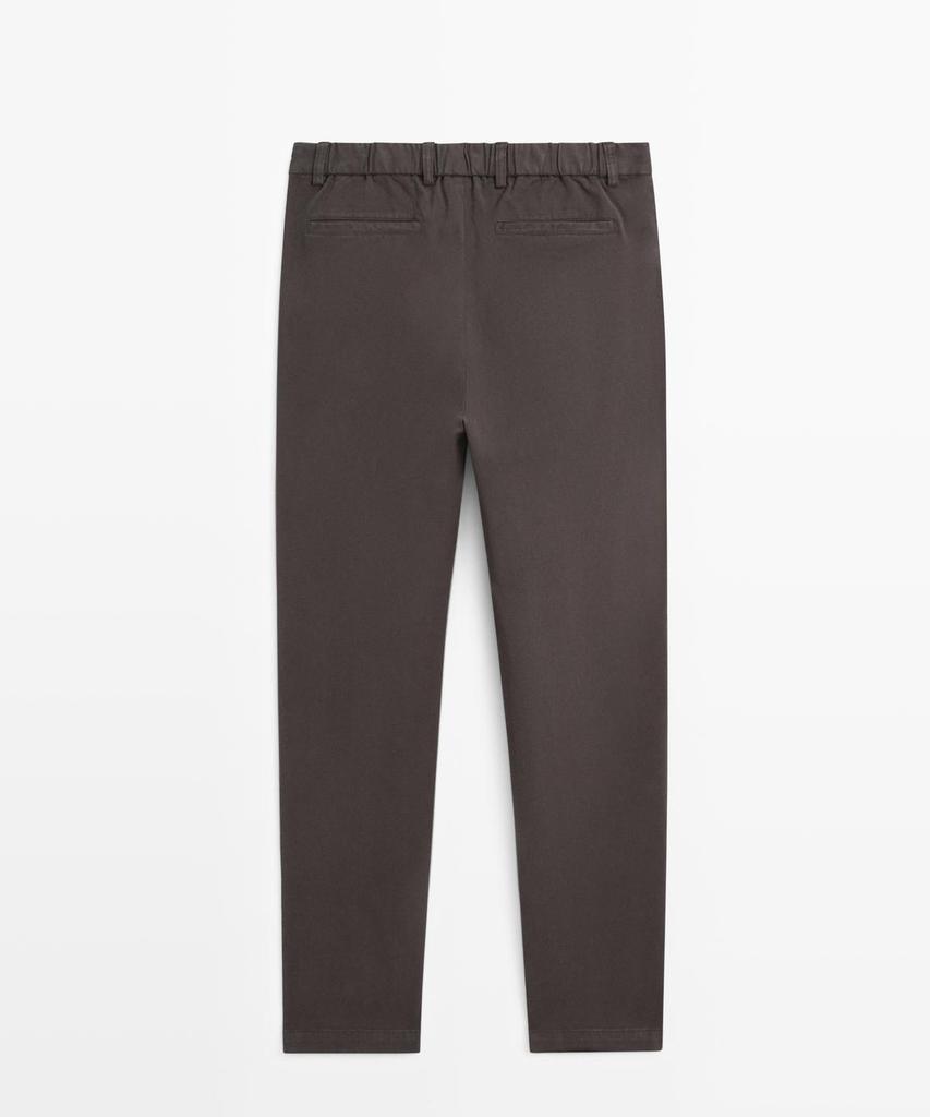 Masimodutti Cotton Blend Jogger Fit Pants