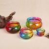 1Pcs Multi-size Citrine Cornucopia Gold/color Ingot Artificial Crystal Cornucopia Office Home Glass Decoration