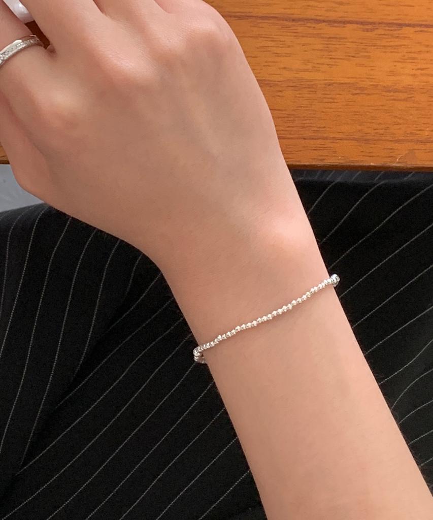 Baradu [Baradu 925] Mini Silver Ball Bracelet