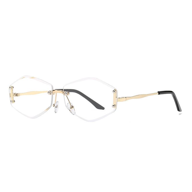 

Modern Women Square Frame Sunglasses With Uv400 Protection For Outdoor Fashion White