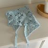 Solid Color Crochet Headband Sheer Mesh Versatile Neck Scarf Fashion Knitted Headscarf  Casual Wear
