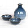 Sake Set Sake 2 Guinomi Sake Arita Indigo Hasami Made in Japan (1 Bottle, Cups) - Ware, Blue, Ware,