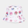 Summer Sun Hat, Men'S And Women'S Small Floral Pattern Double-Sided Fisherman Hat, Beach Travel Outdoor Fisherman Hat