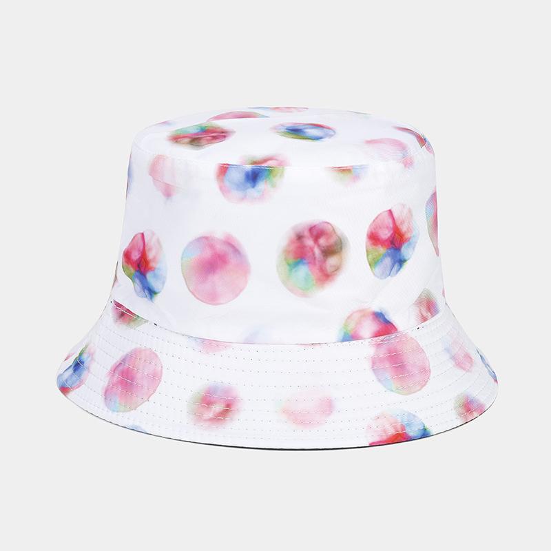 Summer Sun Hat, Men'S And Women'S Small Floral Pattern Double-Sided Fisherman Hat, Beach Travel Outdoor Fisherman Hat