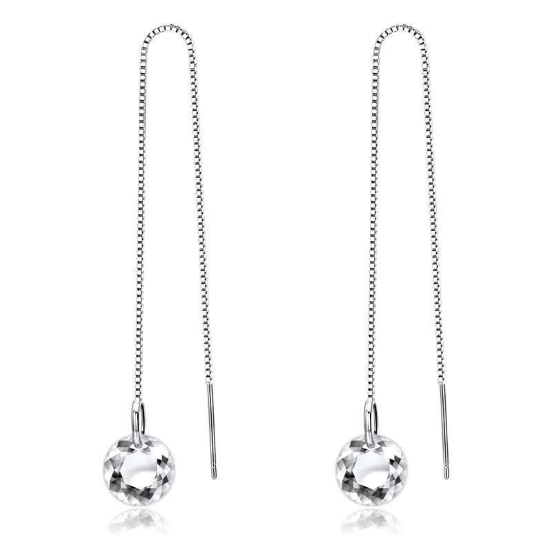 Zircon Bare Diamond Earline Jewelry Decoration Earrings Earrings Earrings Crystal Earrings for Women