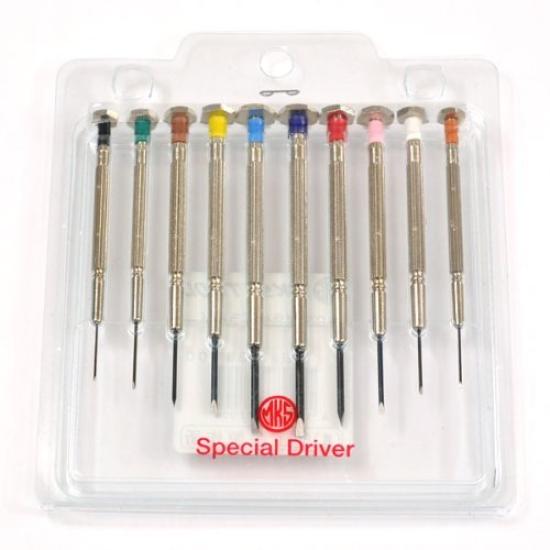 Meikosha MKS Colored Screwdriver Set 10-piece