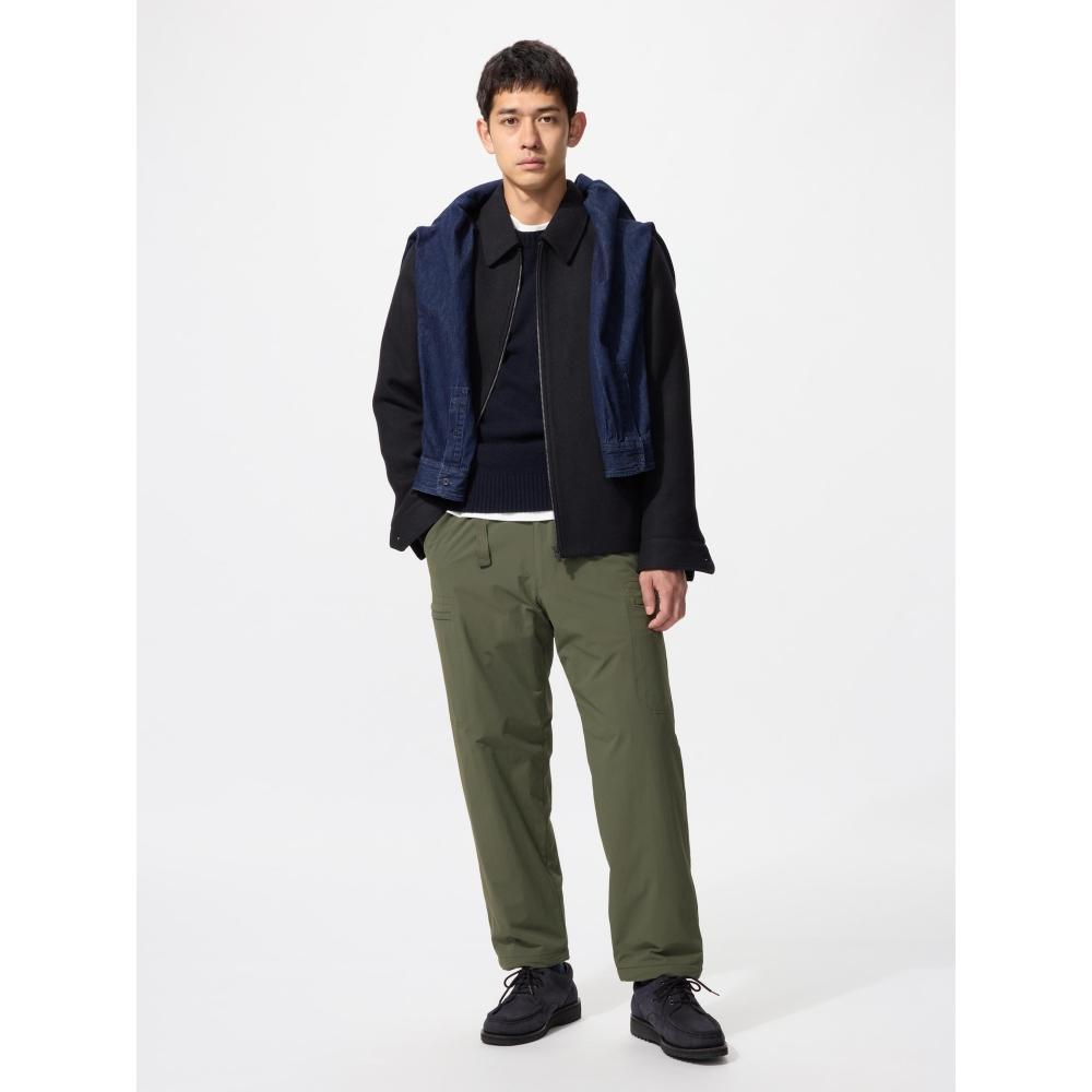 Uniqlo Hřejivé snadné kalhoty krátké délky