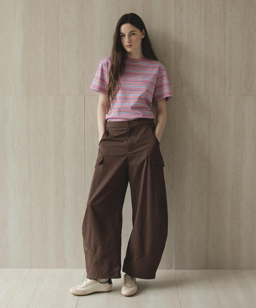 Seutyudioaenpaleukeu Cargo Cutline Pants_Brown