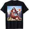 Funny Jesus Crossing Up The Devil Christian Religious T-Shirt
