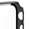 Watch Protective Case Screen Protector Cover Tempered Film for IWatch 1 2 3 4 5 6 7 8 Black 45mm   1.77in
