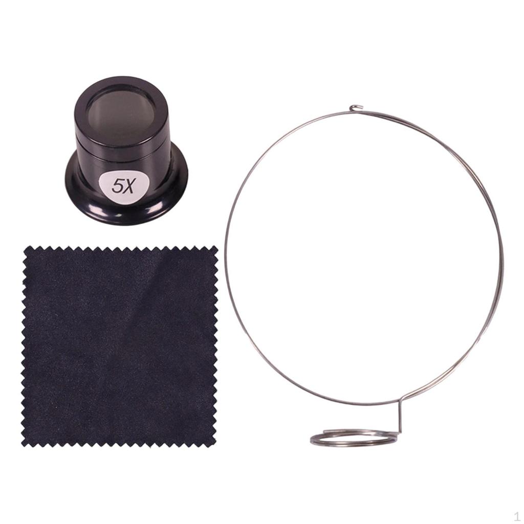 Glass Monocular Glasses Portable Tool PP Iron Material Suitable for Watch Repair Jewelry Experiments