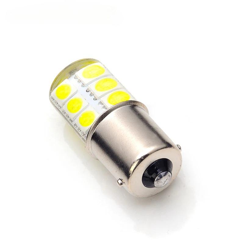 1x 1156 P21w Ba15s Led Car Light Silica Gel Smd COB Automobile Vehicle Motorcylce Brake Tail Park Lamp 12v 1W