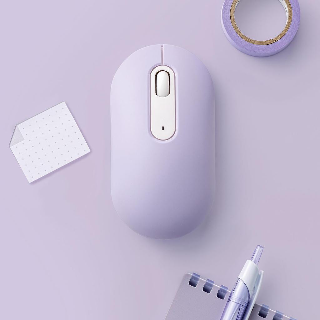 Sanwa Supply Silent Wireless Mouse (Purple) MA-WBS327PP